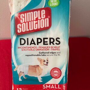 Small Dog Diapers, Disposable, 9 Count